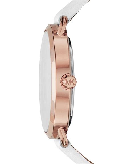 michael kors mk2660|Michael Kors Women's Portia White Leather Strap .